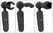 Couples Choice Wand Multi-Attachment Vibrating Massager, 21.5 cm, Black