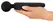 Couples Choice Wand Multi-Attachment Vibrating Massager, 21.5 cm, Black