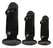 ANOS Anal Plug Training Kit 3 Sizes Flexible PVC Suction Base