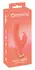 Peachy Mini Rabbit Vibe Soft Touch Silicone 10 Modes Pastel Pink 16.7cm