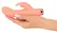 Peachy Mini Rabbit Vibe Soft Touch Silicone 10 Modes Pastel Pink 16.7cm