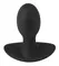 ANOS Mini Plug Vibrating Silicone Black 20 Modes Compact Size