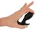 ANOS Mini Plug Vibrating Silicone Black 20 Modes Compact Size