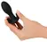 ANOS Mini Plug Vibrating Silicone Black 20 Modes Compact Size
