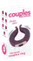 Couples Choice Dual Motor Flexible Intimate Ring Vibrator 8.7cm Black