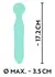 Cuties Mini Vibrator 2.G Green - Compact, Waterproof, 7 Modes