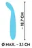 Cuties Mini Vibrator Blue 2.G - Compact Flexible Waterproof Model