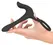 Black Velvets Couples Intimacy Vibrator Dual Ring Waterproof Black