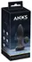 ANOS Remote Control Spiral Intimate Plug with Rotating Beads 15.1cm Black