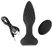 ANOS Remote Control Spiral Intimate Plug with Rotating Beads 15.1cm Black