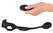 REBEL RC Silicone System - Intimate Dual Ring with Remote Plug, Black