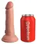 King Cock Elite KCE 6 DD Vibrating Intimate Machine, Silicone, Light, 17.8 cm