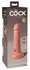 King Cock Elite KCE 6 DD Vibrating Intimate Machine, Silicone, Light, 17.8 cm