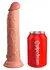 King Cock Elite 9” Dual Density Model, Light, Suction Cup, Silicone