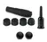 FFSLE Ultimate Bondage Kit 10-Piece Set with Accessories Black