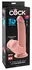 King Cock Plus 8” Triple Density Anatomical Model with Flexible Base