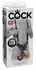 King Cock KC10 Hollow Adjustable Harness System Black 20 cm