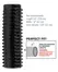 FXTM Pleasure Sleeve Dark - Flexible Textured Intimate Enhancer 13.9 cm