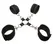 Fetish Fantasy Series Extreme Hog-Tie Restraint System Adjustable Black