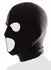 FFS Spandex Flexible 3-Opening Hood Mask Black Unisex