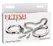 FFS Metal Leg Cuffs Silver - Adjustable Steel Restraint System 45cm