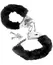 FFS Beginner’s Fury Soft Plush Adjustable Handcuffs - Black