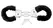 FFS Beginner’s Fury Soft Plush Adjustable Handcuffs - Black