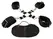 Fetish Fantasy Series Heavy-Duty Adjustable Hogtie Set, Black, Polyamide
