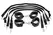 FFS Cuff & Tether Set Black - Adjustable Restraint System