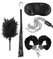 FFSLE Bondage Teaser Kit Black - 5-Piece Sensory Play Set