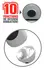 Pipedream Mega Grip Vibrating Intimate Machine, 23.7 cm, Black