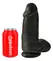 King Cock Chubby Dark Anatomical Model with Suction Cup 22.9 cm