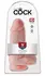 King Cock Chubby Light Anatomical Model with Suction Cup 22.9cm PVC