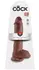 Pipedream King Cock 10 Inch Balls Brown Anatomical Model PVC