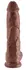 Pipedream King Cock 10 Inch Balls Brown Anatomical Model PVC