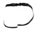 Perfect Fit FFS Adjustable Vinyl Harness with Multiple Rings, Black