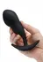 b-Vibe P-Spot SnugPlug Medium Weighted Silicone Plug with Remote