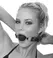 FFSLE Adjustable Airflow Ball Gag Black 4cm - Breathable System