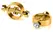 FFS Gold Magnetic Nipple Clamps with Decorative Gemstones, 5 cm