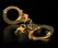 FFS Gold Metal Handcuffs with Safety Release System - Universal Size