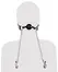 Fetish Fantasy Elite Deluxe Ball Gag System with Adjustable Clamps 56cm