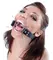 Fetish Fantasy Elite Spider Gag Adjustable Silver/Black 3.8 cm