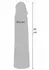 INFERNO by HIDDEN DESIRE Liquid Silicone Extension Sleeve 20 cm