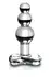 Pipedream Icicles No. 47 Clear Glass Plug 10.5cm Hypoallergenic