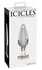 Pipedream Icicles No. 26 Glass Plug Clear, 11 cm, Hypoallergenic