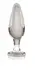 Pipedream Icicles No. 26 Glass Plug Clear, 11 cm, Hypoallergenic