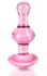 Pipedream Icicles No. 75 Pink Glass Plug - Handcrafted, Hypoallergenic, 9.5 cm