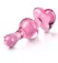 Pipedream Icicles No. 75 Pink Glass Plug - Handcrafted, Hypoallergenic, 9.5 cm
