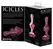 Pipedream Icicles No. 75 Pink Glass Plug - Handcrafted, Hypoallergenic, 9.5 cm