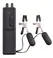 FFS Adjustable Vibrating Nipple Clamps with Remote Control, Silver-Black